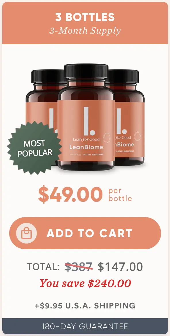 LeanBiome™ 3 bottle